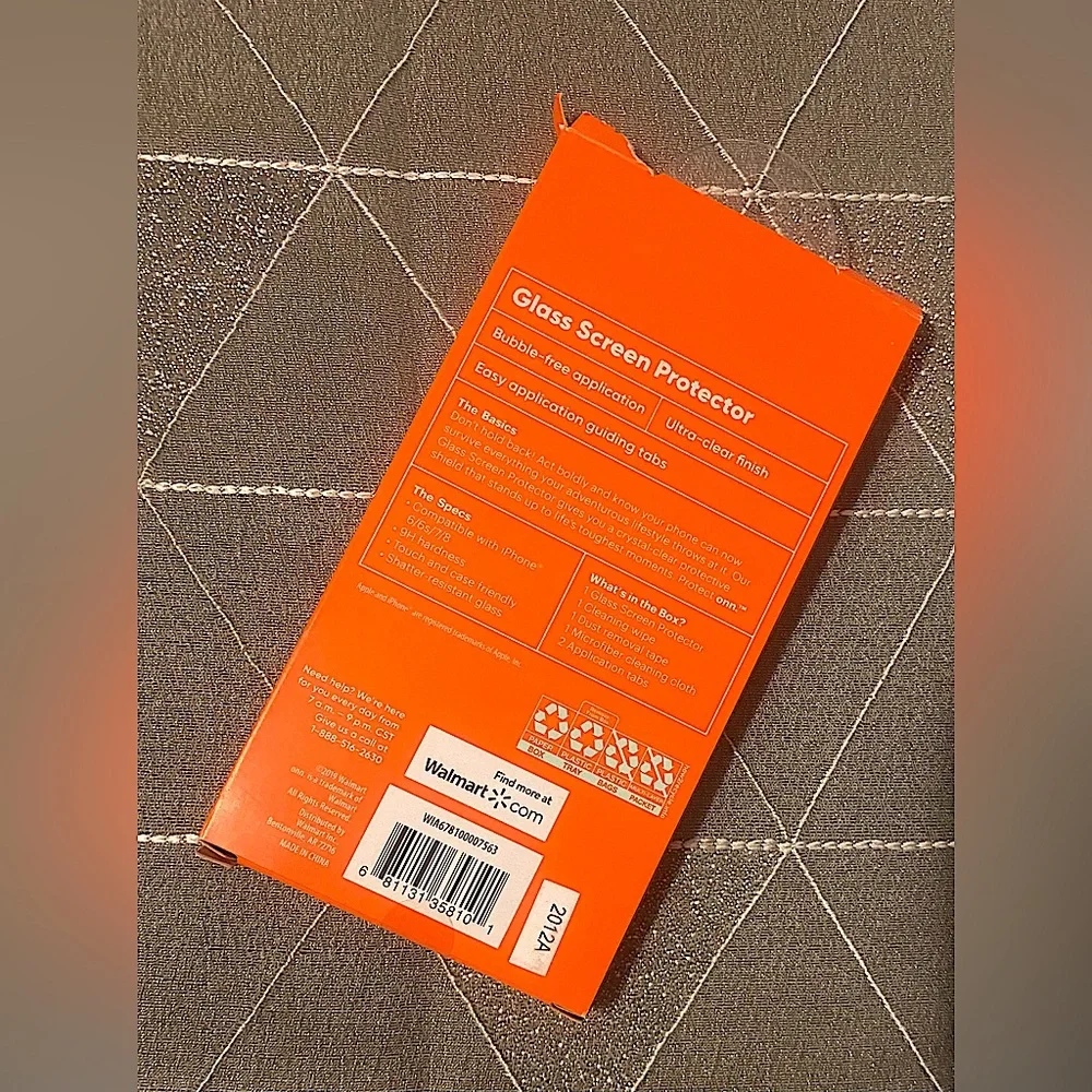 iPhone Glass Screen Protector (6/6s/7/8) by protect onn.